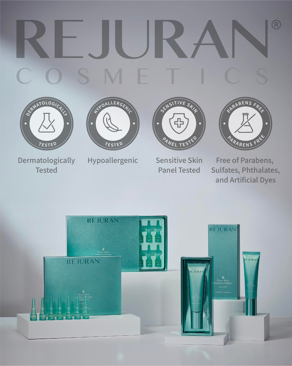 Rituel soin quotidien REJURAN Recover pour peau équilibre