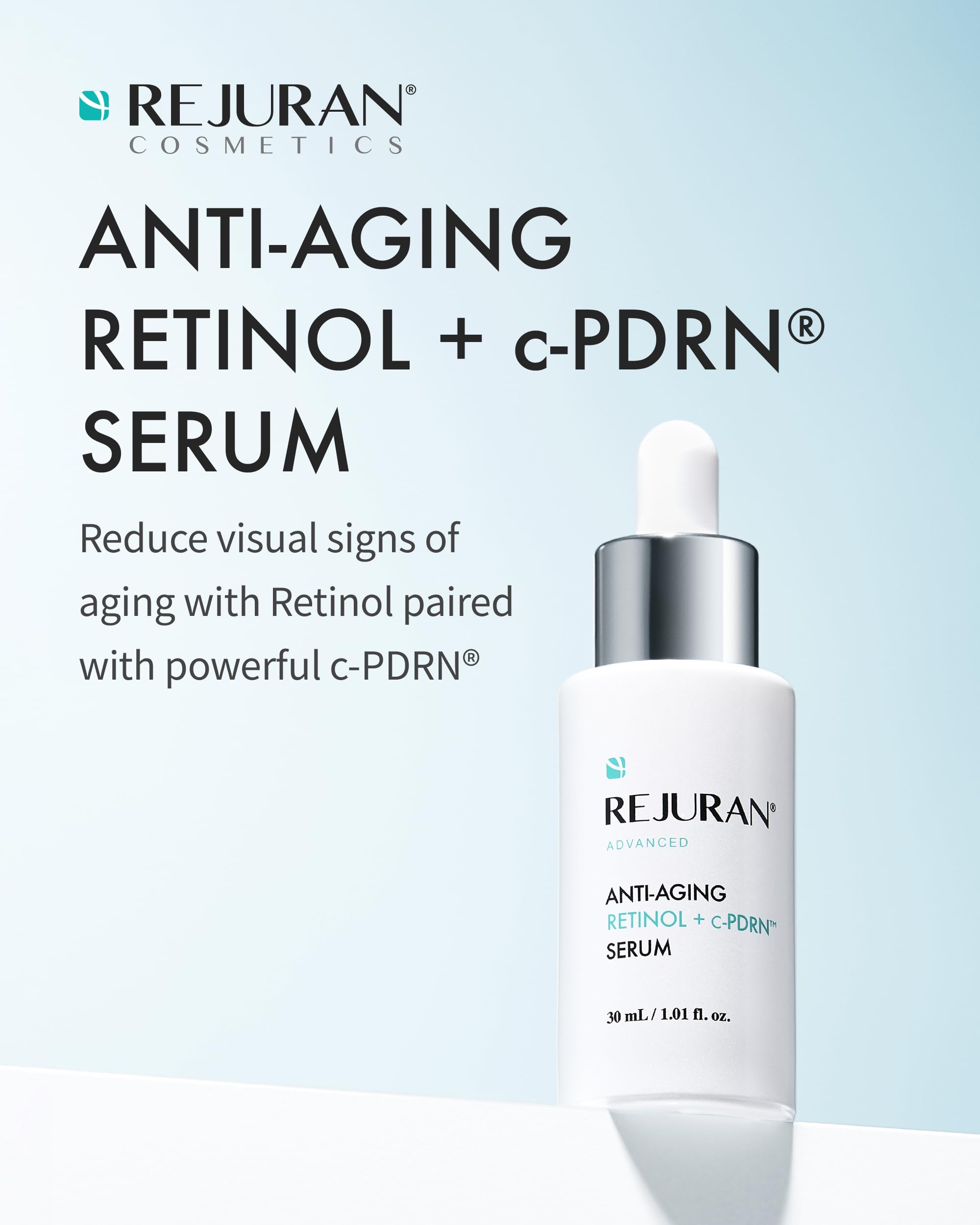 REJURAN Sérum c-PDRN en ampoule, peut stimuler le collagène naturellement.