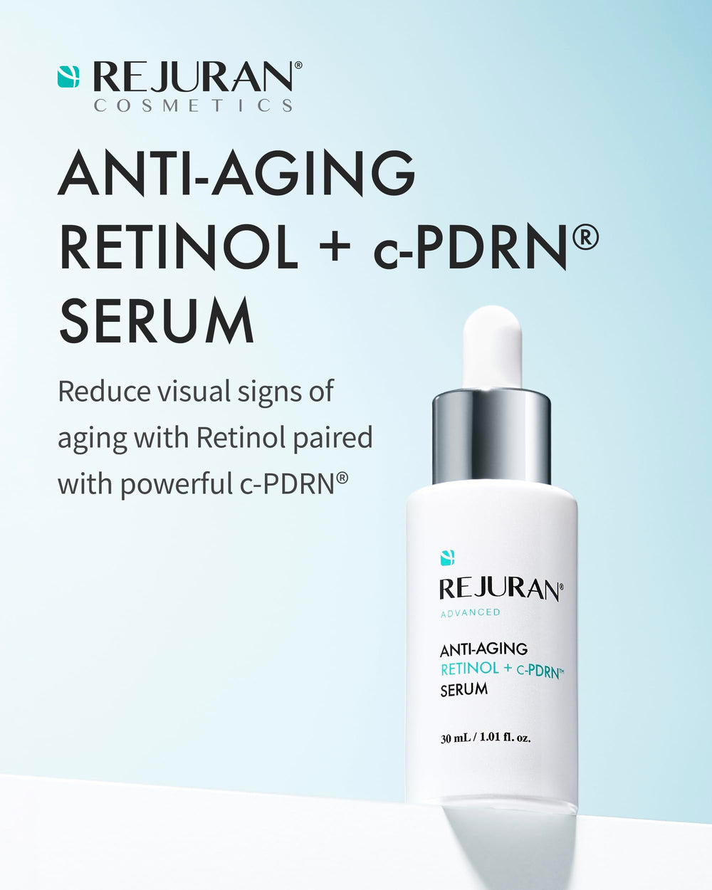 REJURAN Sérum c-PDRN en ampoule, peut stimuler le collagène naturellement.