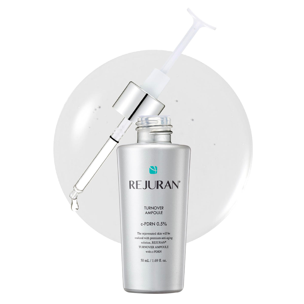 REJURAN Turnover Ampoule : bouteille PDRN pour hydrater et revitaliser la peau.