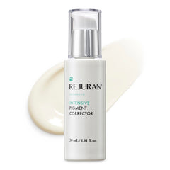 Sérum REJURAN pigment visage en flacon, teinte du teint plus homogène et lumineux.
