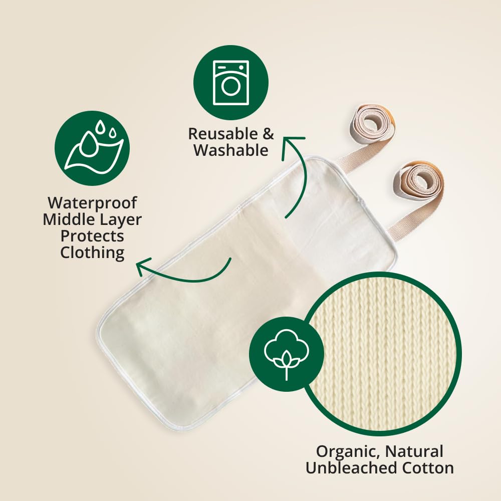 Tampons coton doux RejuveNaturals pour une surface délicate sur la peau.