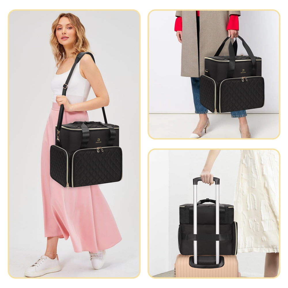 Relavel propose une sangle épaule et une sangle trolley pour transporter sans effort.