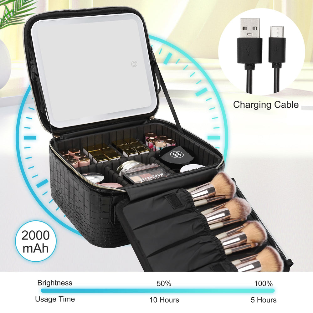 Relavel Batterie 2000mAh, autonomie longue pour sessions maquillage