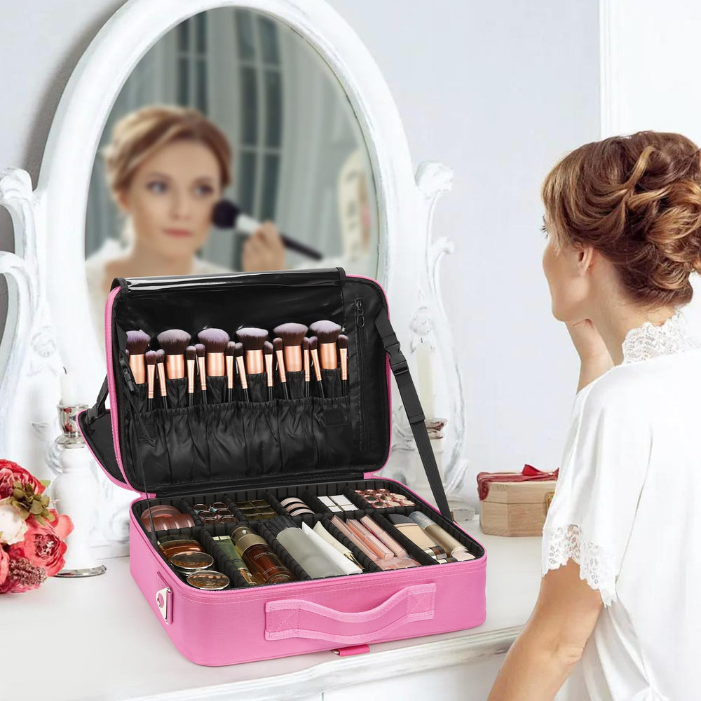 Coffret Relavel mesurant 16x11x3,7 pouces, grande capacité et accessibilité.