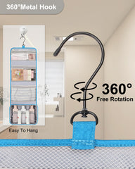 Relavel crochet pivotant 360 degrés offre suspension facile.