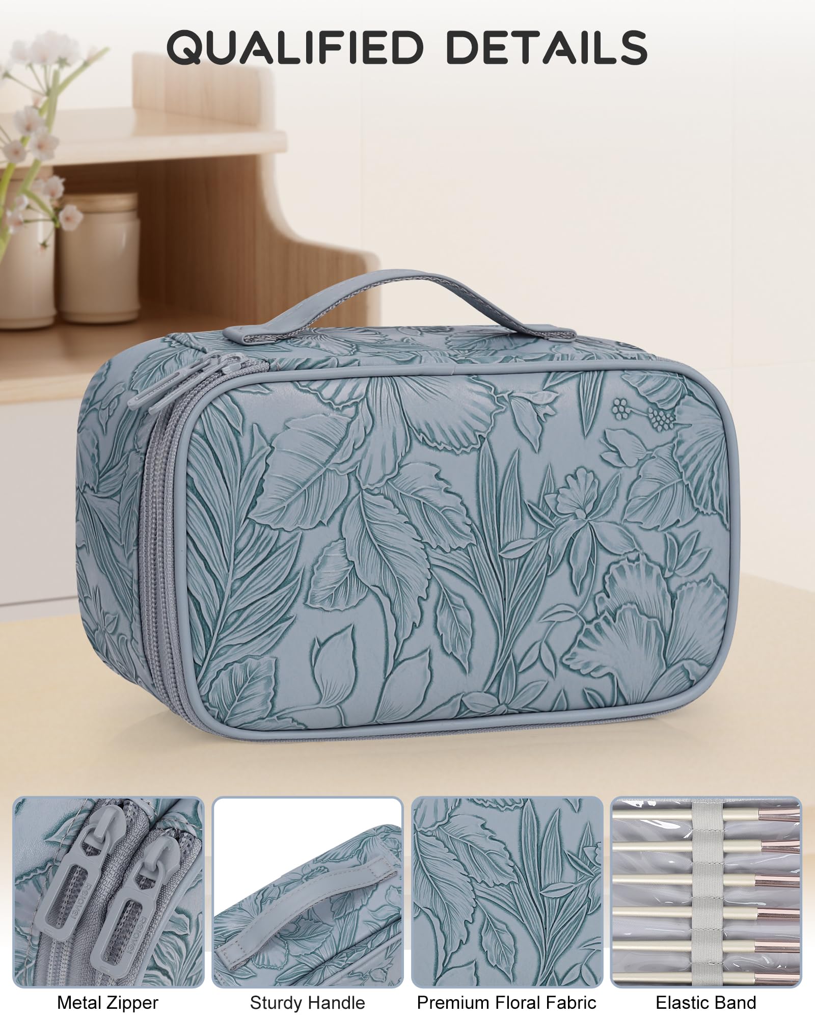 Relavel Flora Butterfly – couche inférieure avec poches mesh et espace pour les produits.