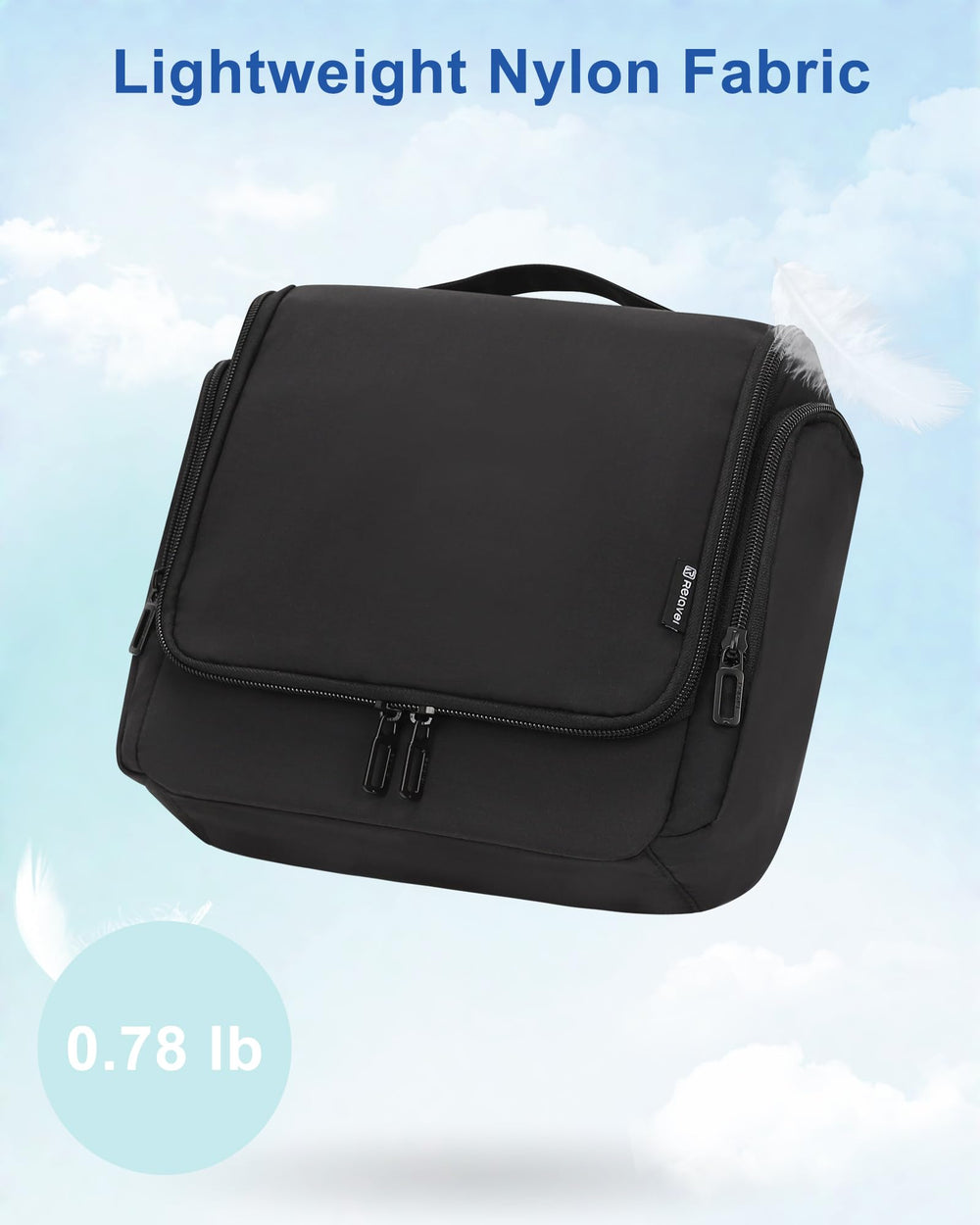 Relavel Kit de rasage et accessoires de toilette, organisation complète.