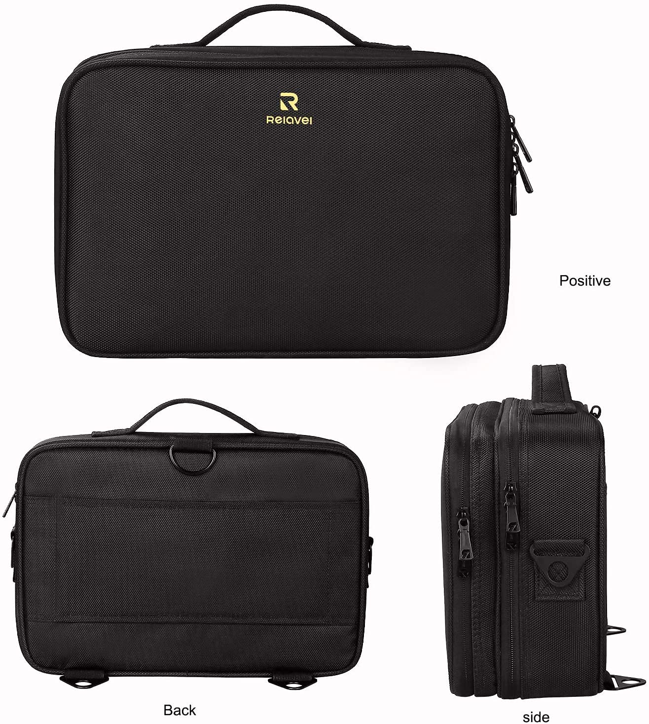 Relavel mallette maquillage voyage - utilisation polyvalente pour cosmétiques et accessoires