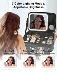 Relavel miroir LED à 3 couleurs révèle les détails du teint