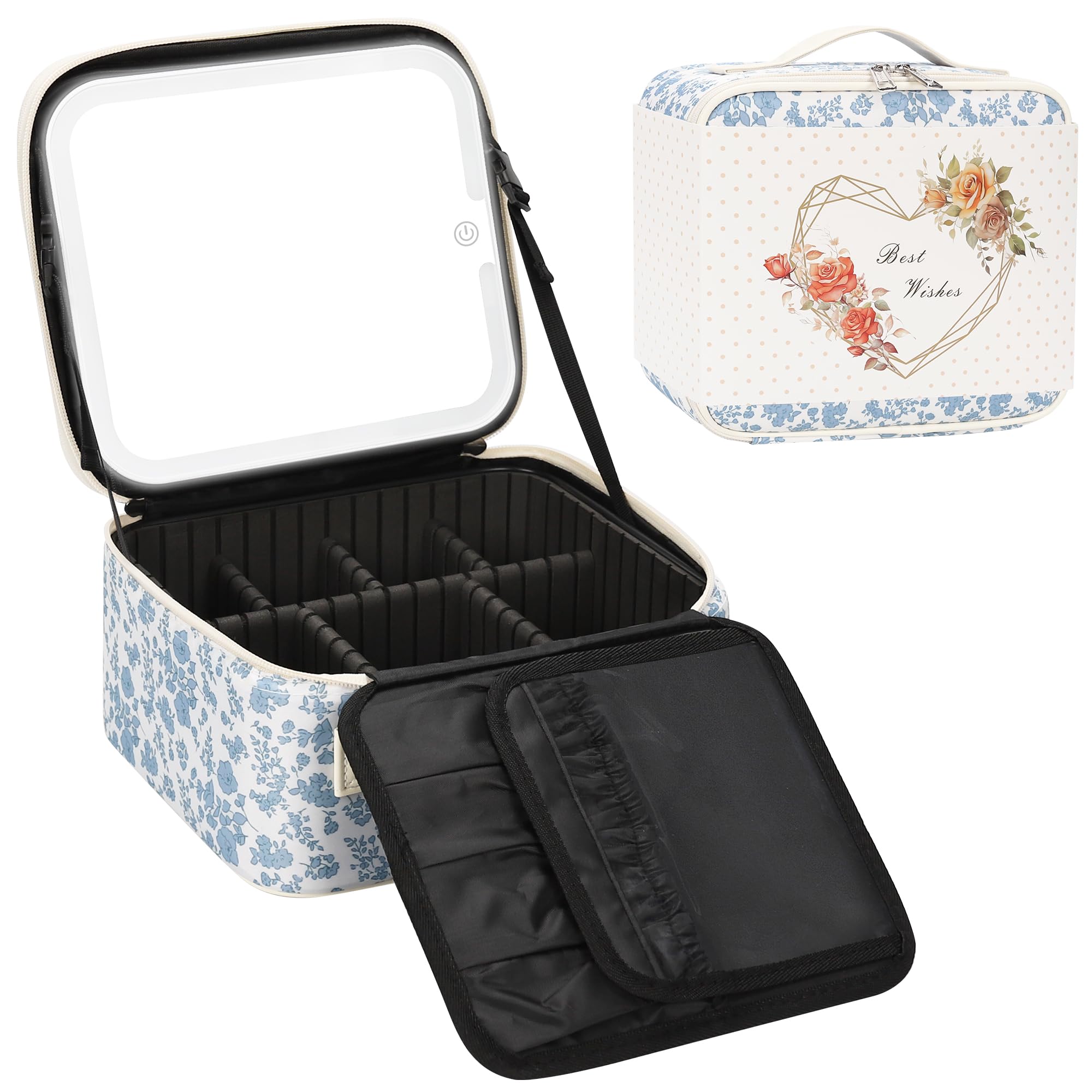 Relavel organisateur maquillage professionnel et portable pour atelier