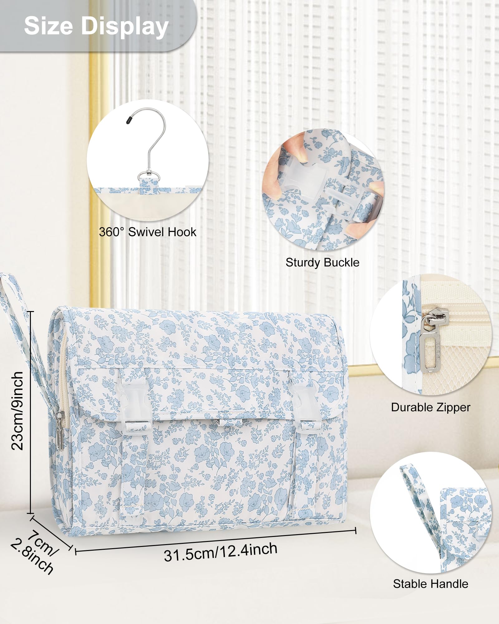 Relavel ouverture grand format pour voir l'intérieur et organiser facilement.