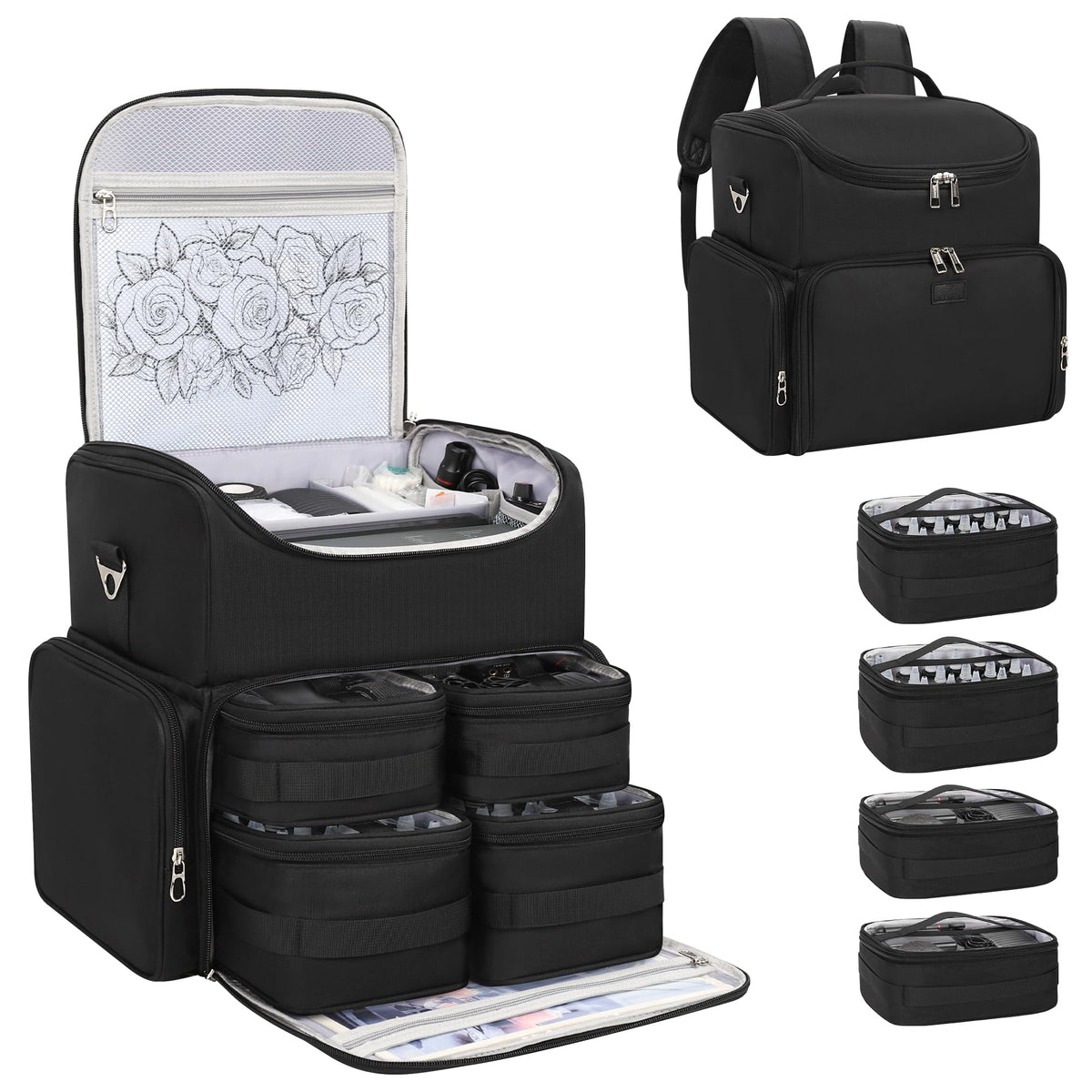 Relavel sac tatouage avec rangement compact pour déplacements faciles.