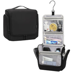 Relavel Trousse de toilette pendante pour homme et femme, accès rapide et pratique.