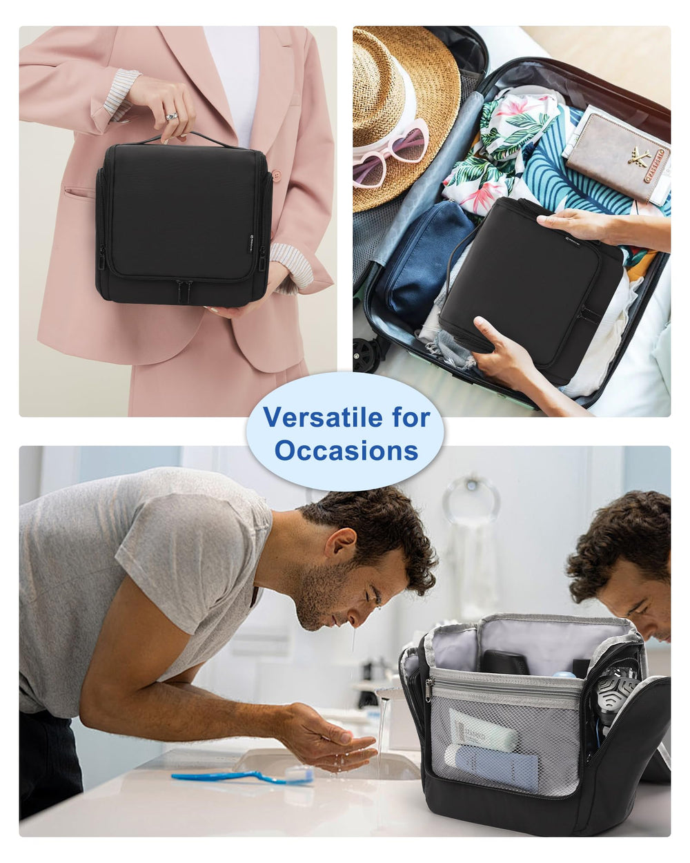 Relavel Trousse pleine capacité pour un rangement clair et rapide.