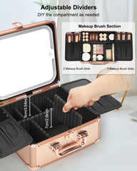 Relavel rangement modulable pour cosmétiques et outils professionnels.