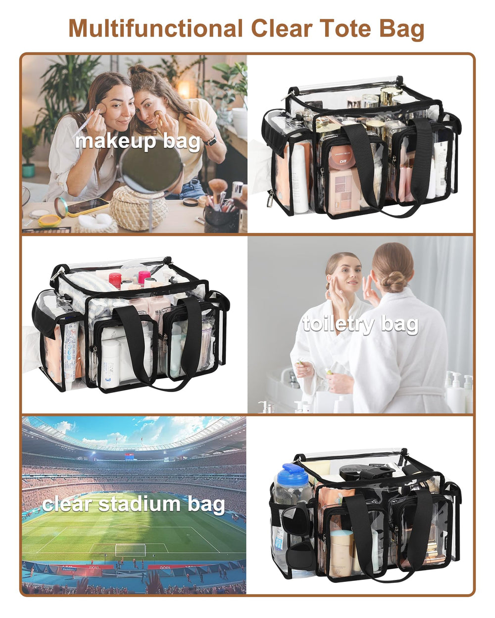 Relavel Trousse Maquillage Sangle pour valise, voyage pratique.