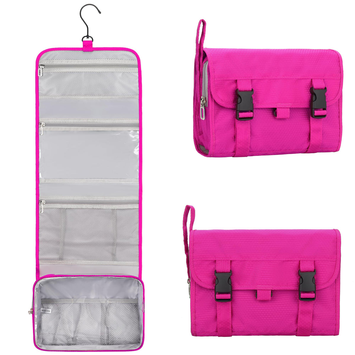 Relavel Trousse de toilette suspendue avec grande capacité, idéale pour les voyages.