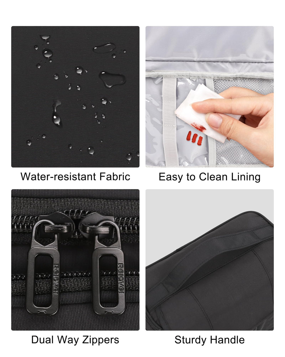 Relavel: trousse de toilette compacte idéale pour le voyage.