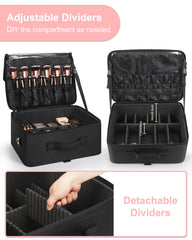 Relavel valise maquillage plateau rouge à lèvres pour accès rapide