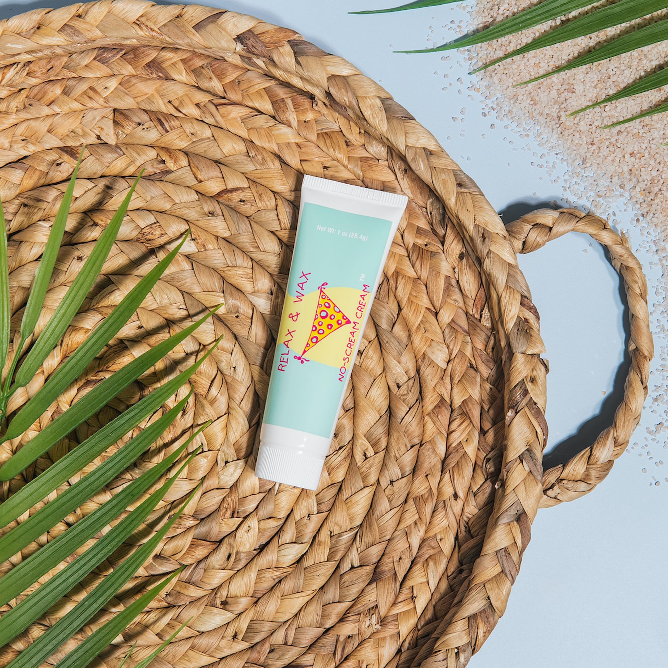 Relax and Wax No Scream Cream application shot illustrating smooth prep before waxing sessions