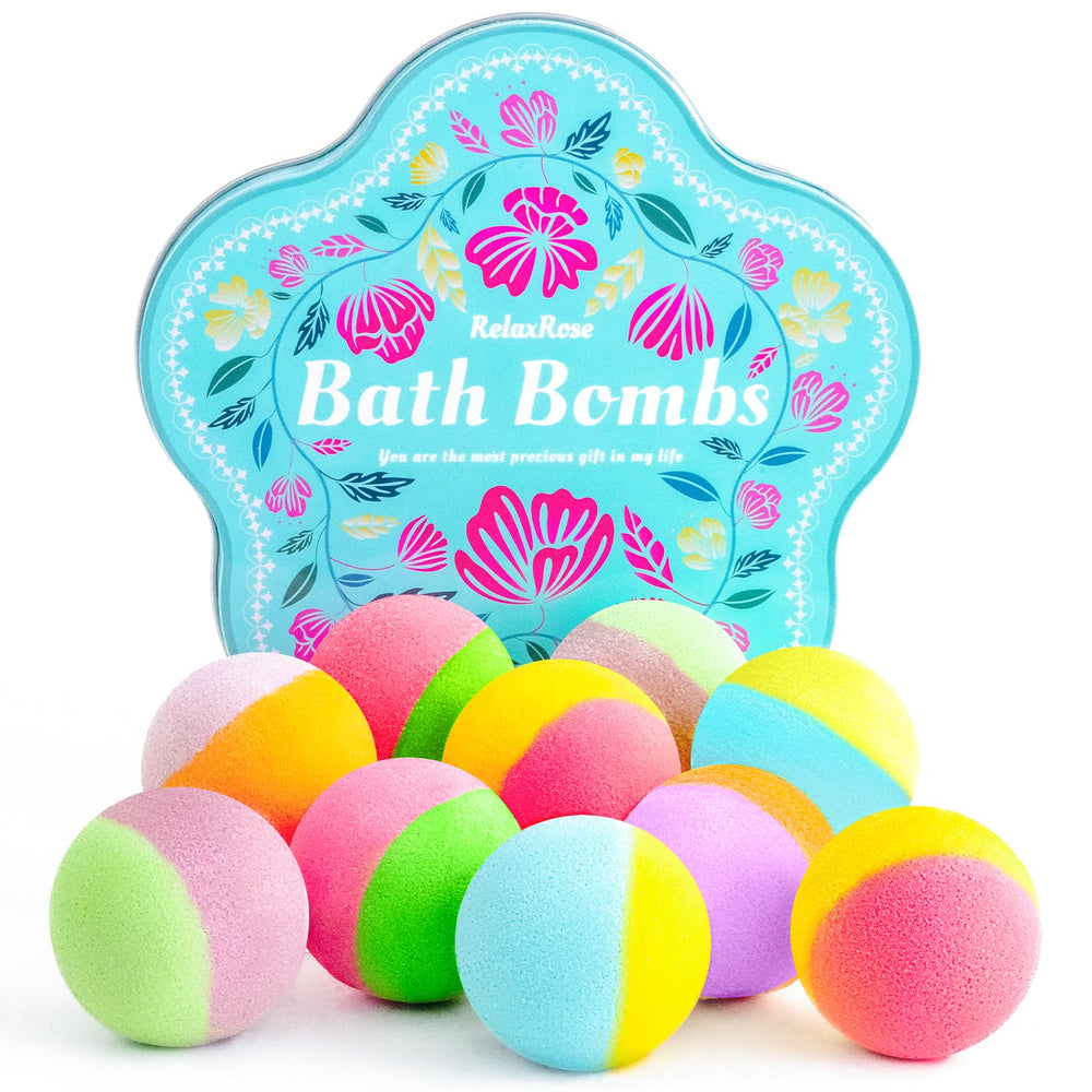 RelaxRose bombes-bain ensemble: expérience spa à domicile
