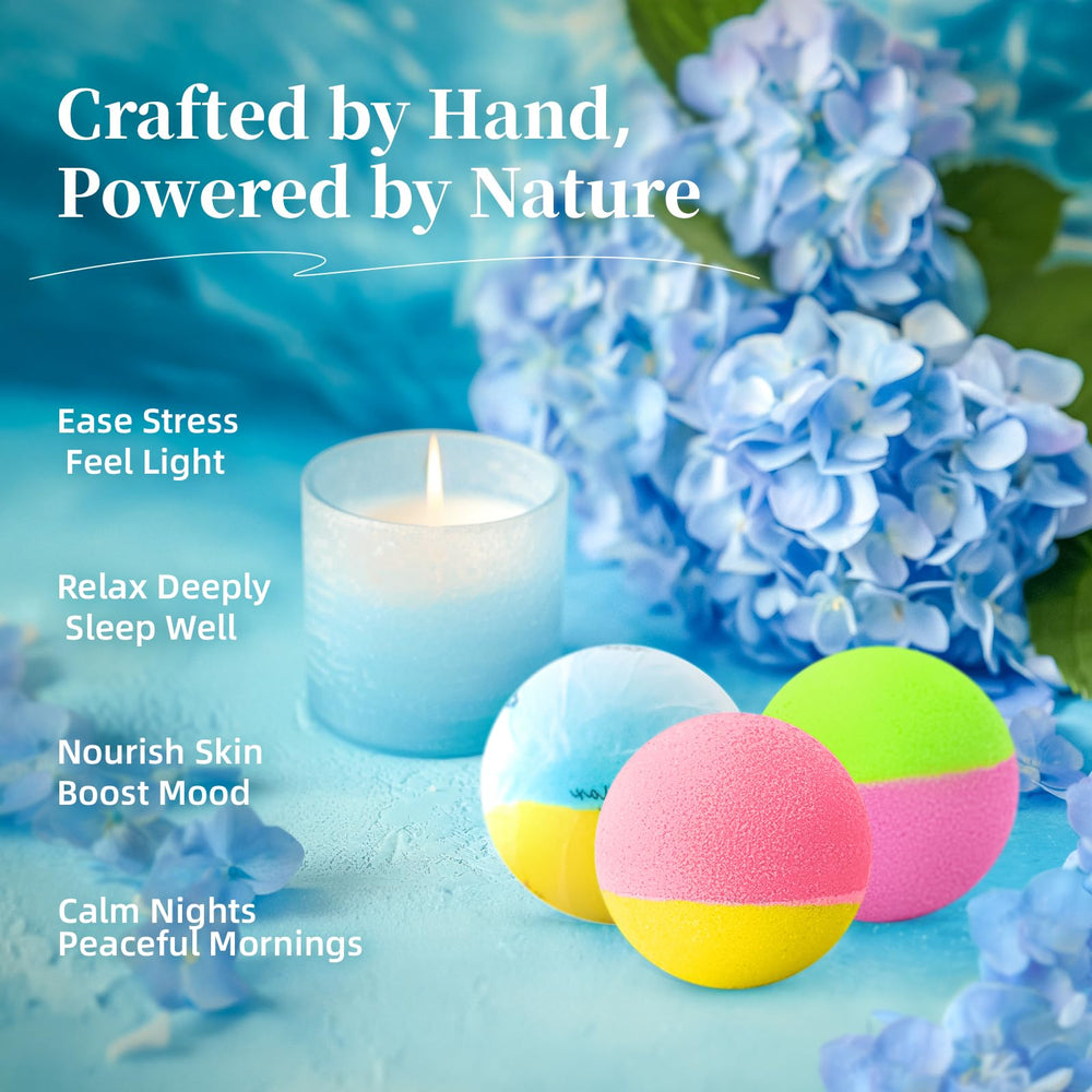 RelaxRose bombes-bain lavande: rituel de détente nocturne