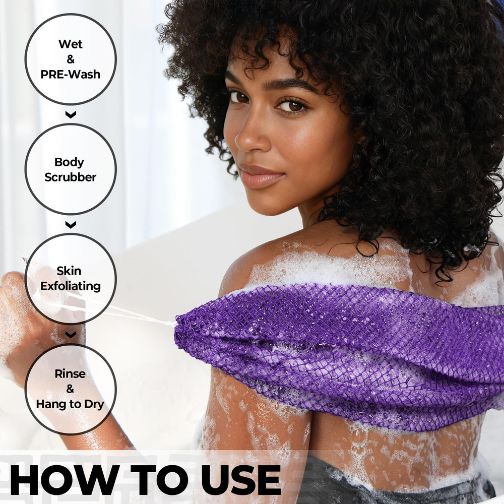 RelaxScene eponge filet africain authentique sechage rapide hygiène durable