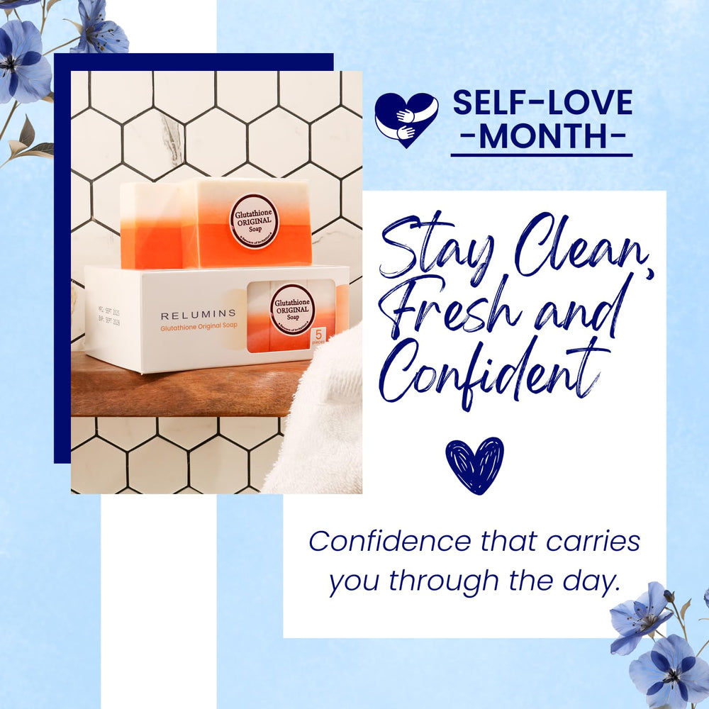 Relumins Glutathione Savon Hydratation Velours apporte douceur et hydratation.