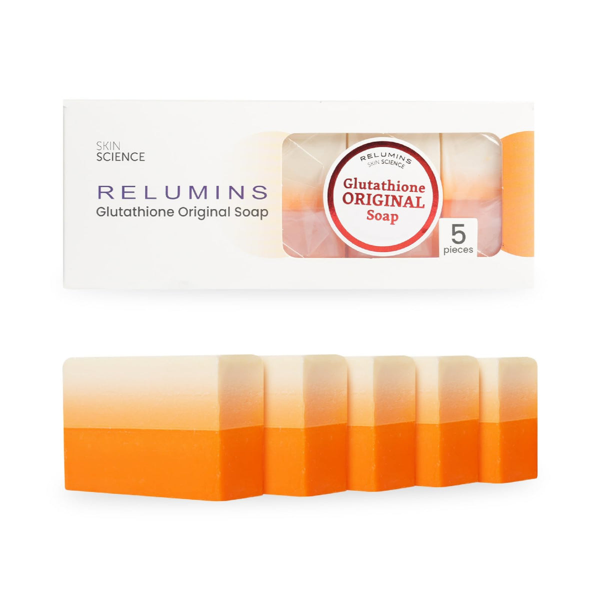 Relumins Glutathione Savon Profond Nettoyage pour peau nette et fraîche.