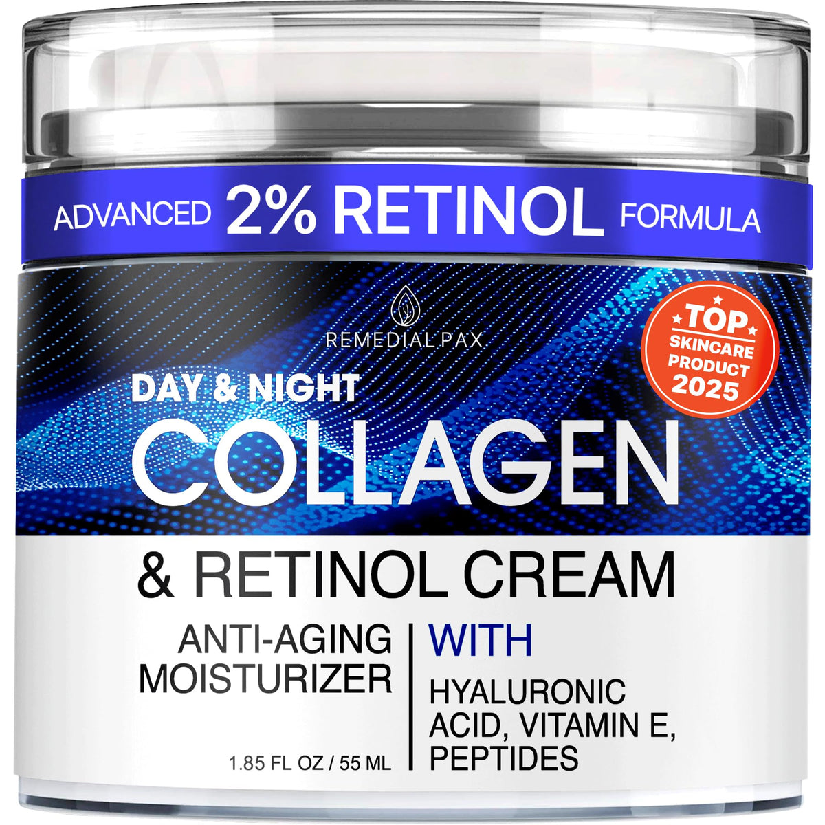 Remedial Purity Aesthetics Experience collagen face cream bottle shows premium hydration and ease of use.