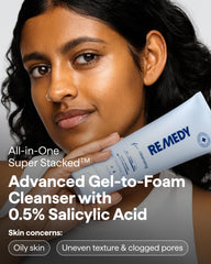 Remedy Science: nettoyant ceramide NP hydrate et équilibre la barrière cutanée