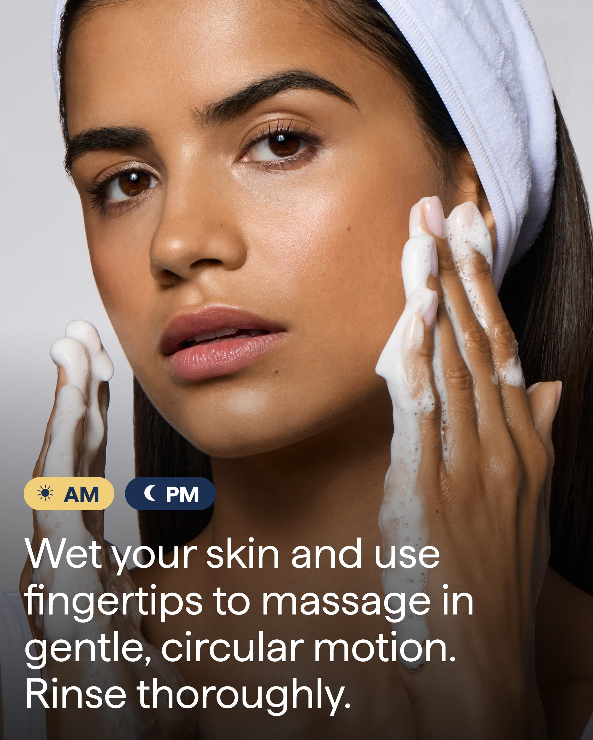 Graphic highlights ceramide NP glycerin and panthenol as key ingredients