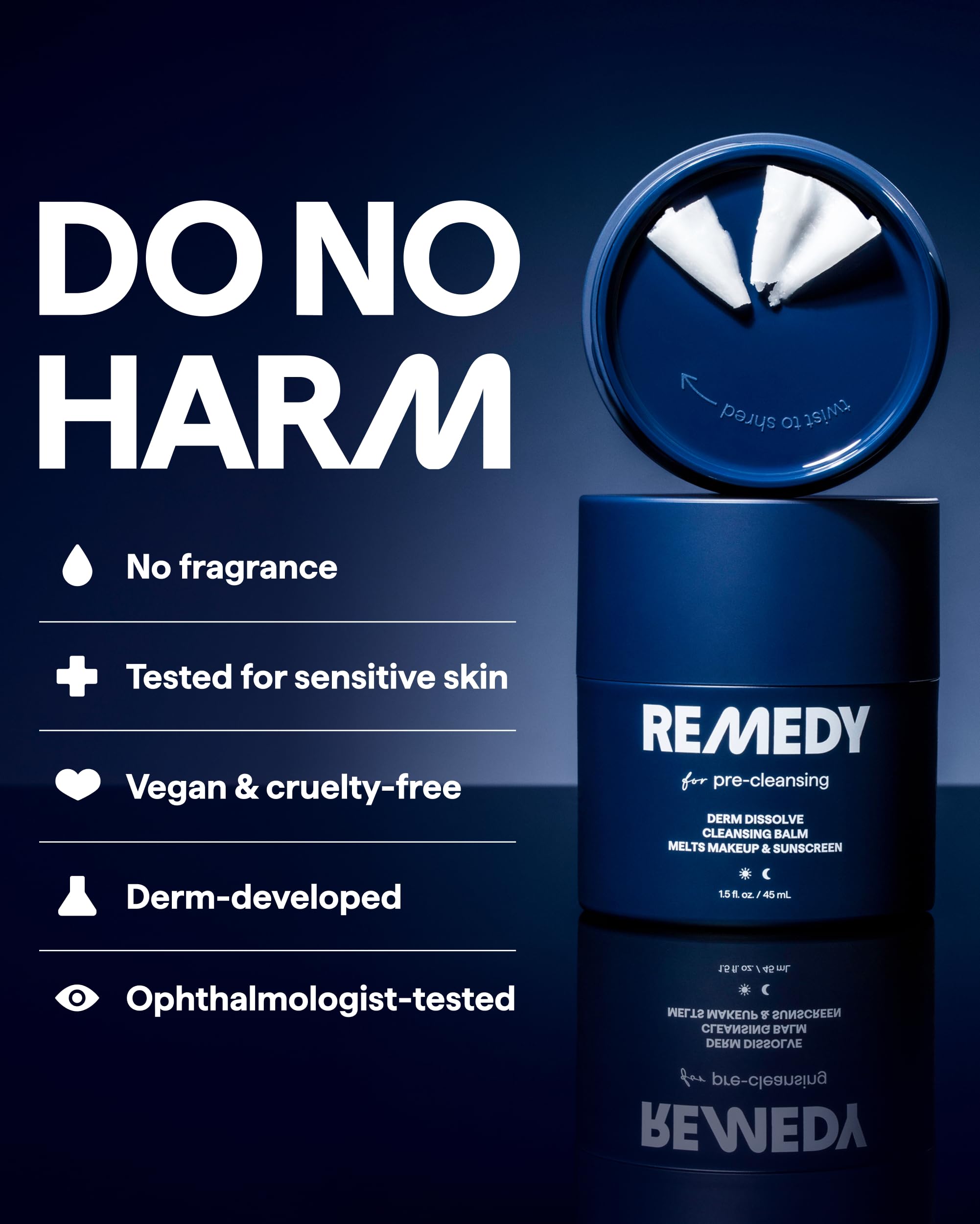 Remedy Science parfait pour nettoyer maquillage et SPF sans irritation
