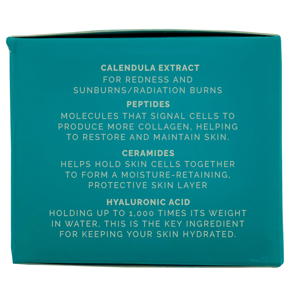 RemeVerse Radiation Cream appliquée sur peau pour confort et hydratation