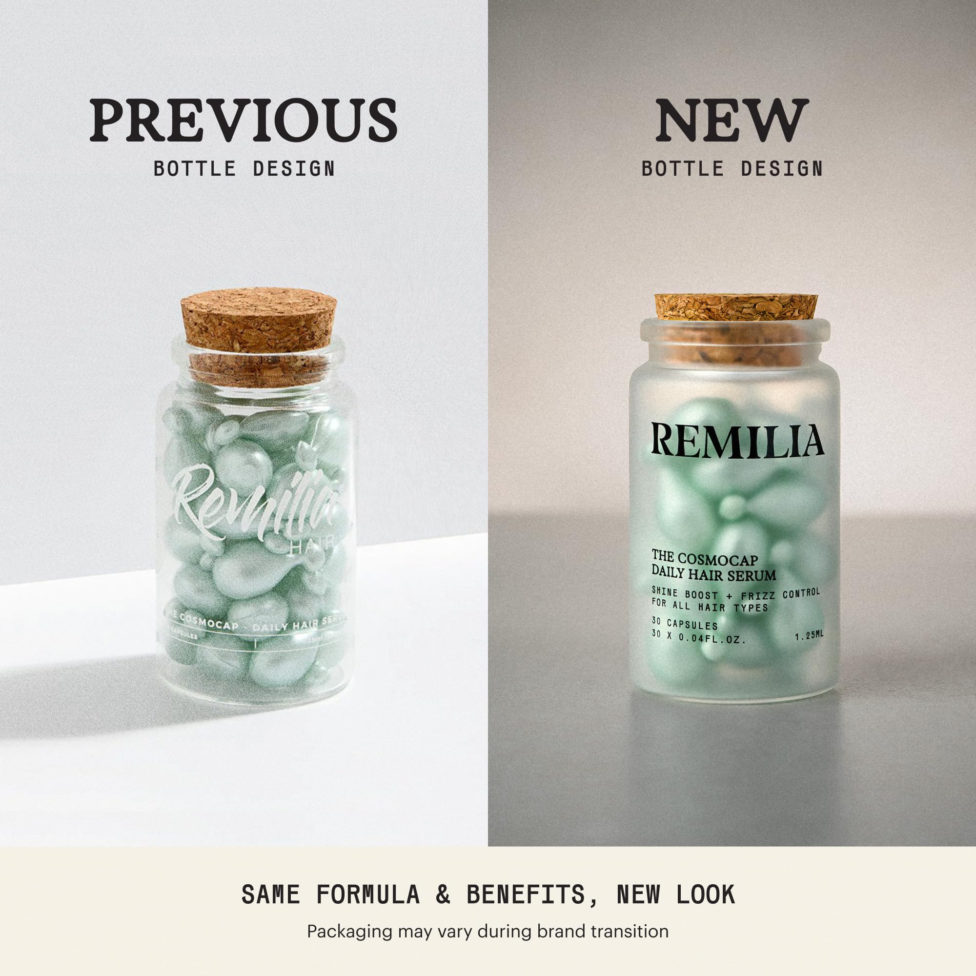 Remilia Hair capsules jetables et compostables pour une routine sans déchet.