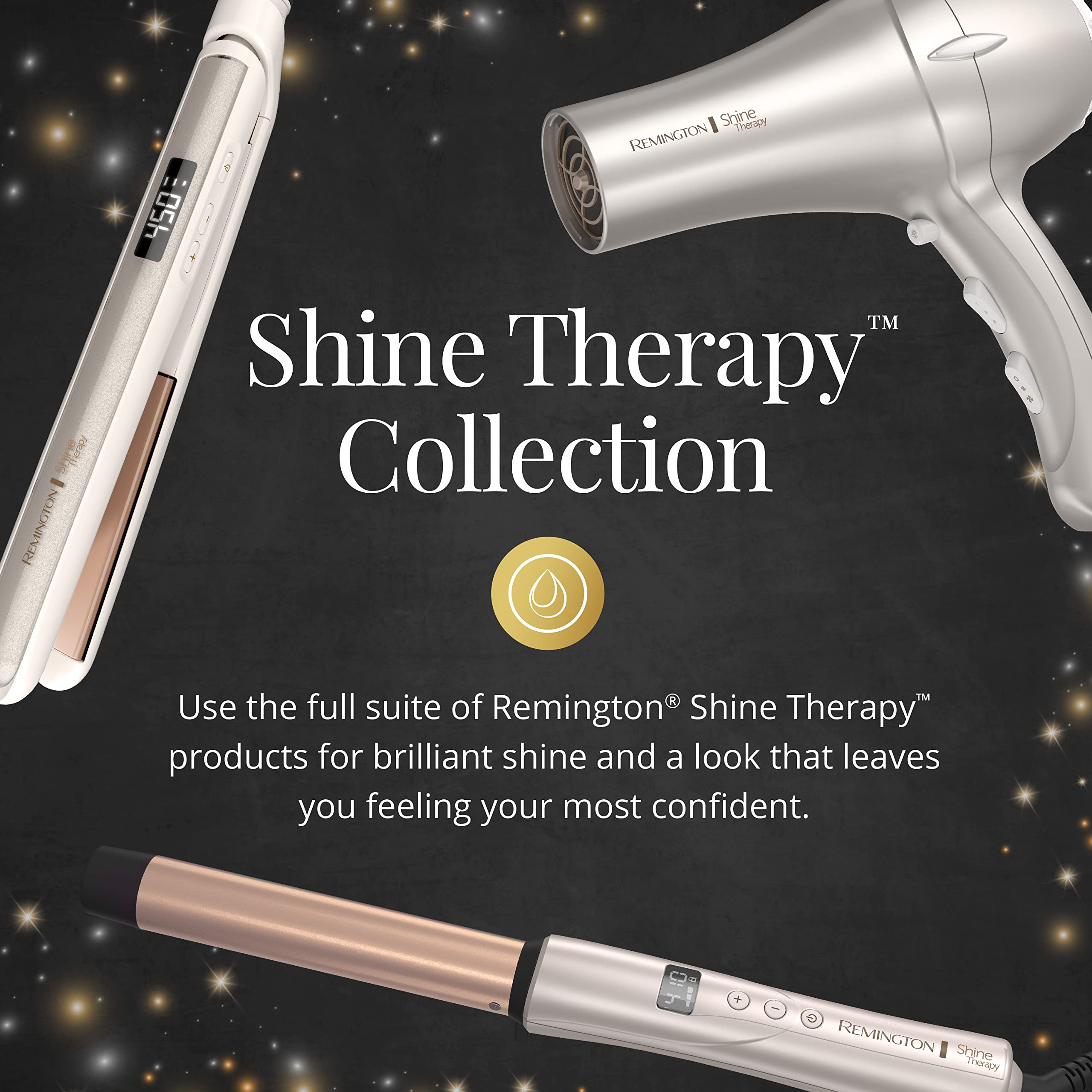 Infusion argan et keratine Shine Therapy pour boucles brillantes