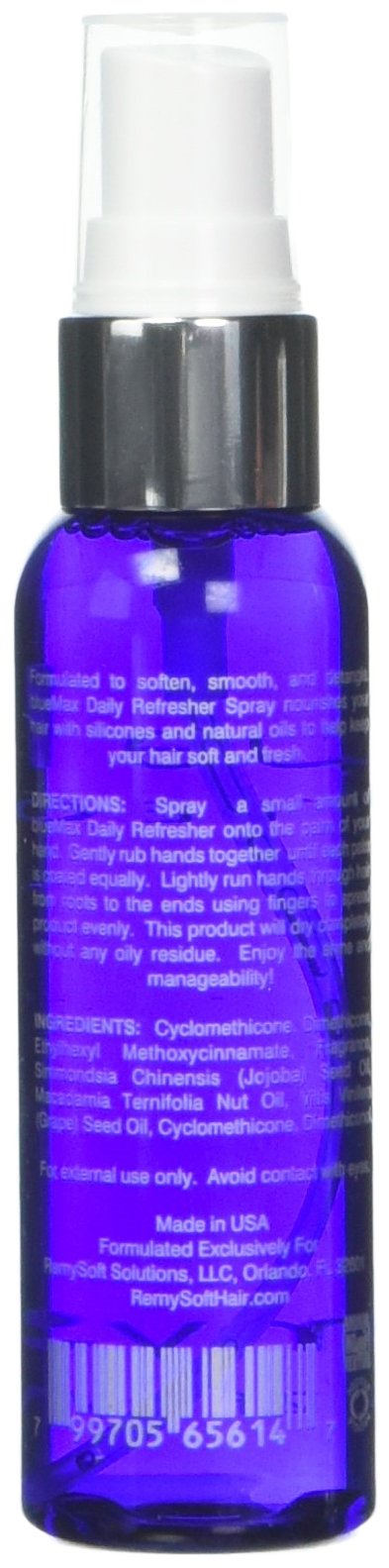 RemySoft BlueMax, spray prêt à l’emploi, idéal pour démêler et nourrir les cheveux.