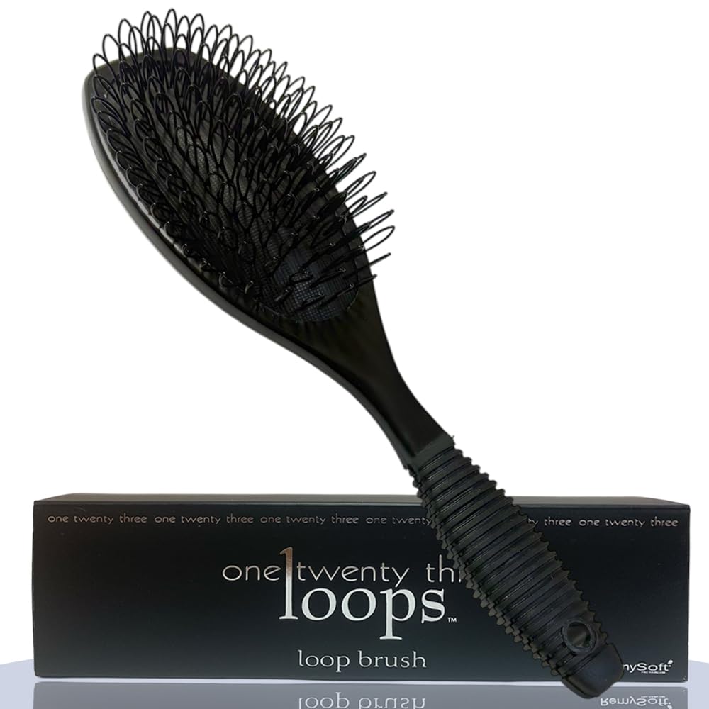 Brosse RemySoft Boucles 123 – douceur et glisse idéale pour extensions et cheveux