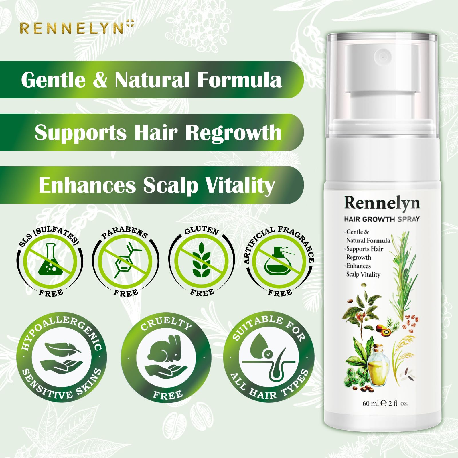 Rennelyn lotion eau riz protéines hydrolysées, hydratation légère