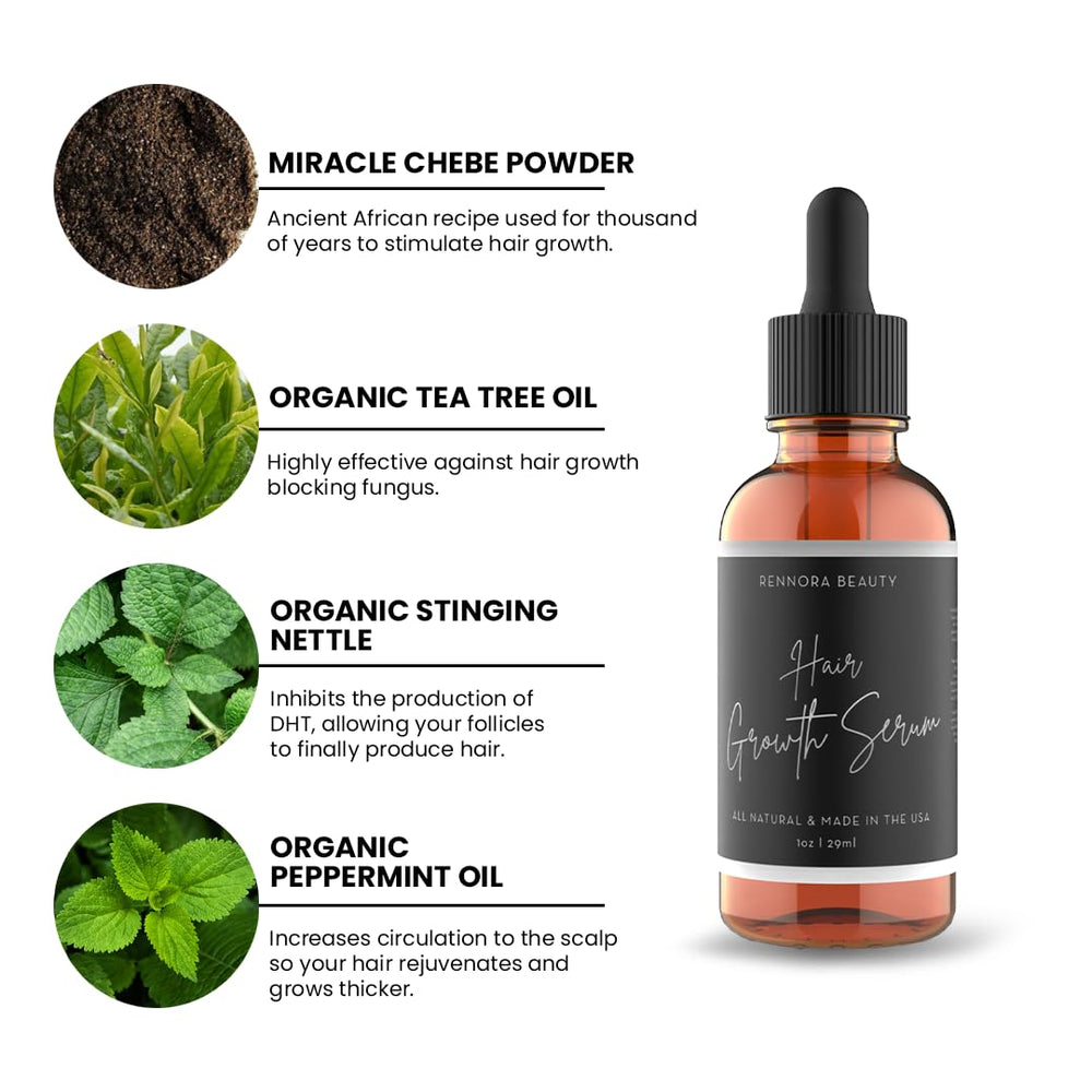 Rennora Beauty Sérum huile menthe poivrée — effet rafraîchissant et stimulant possible