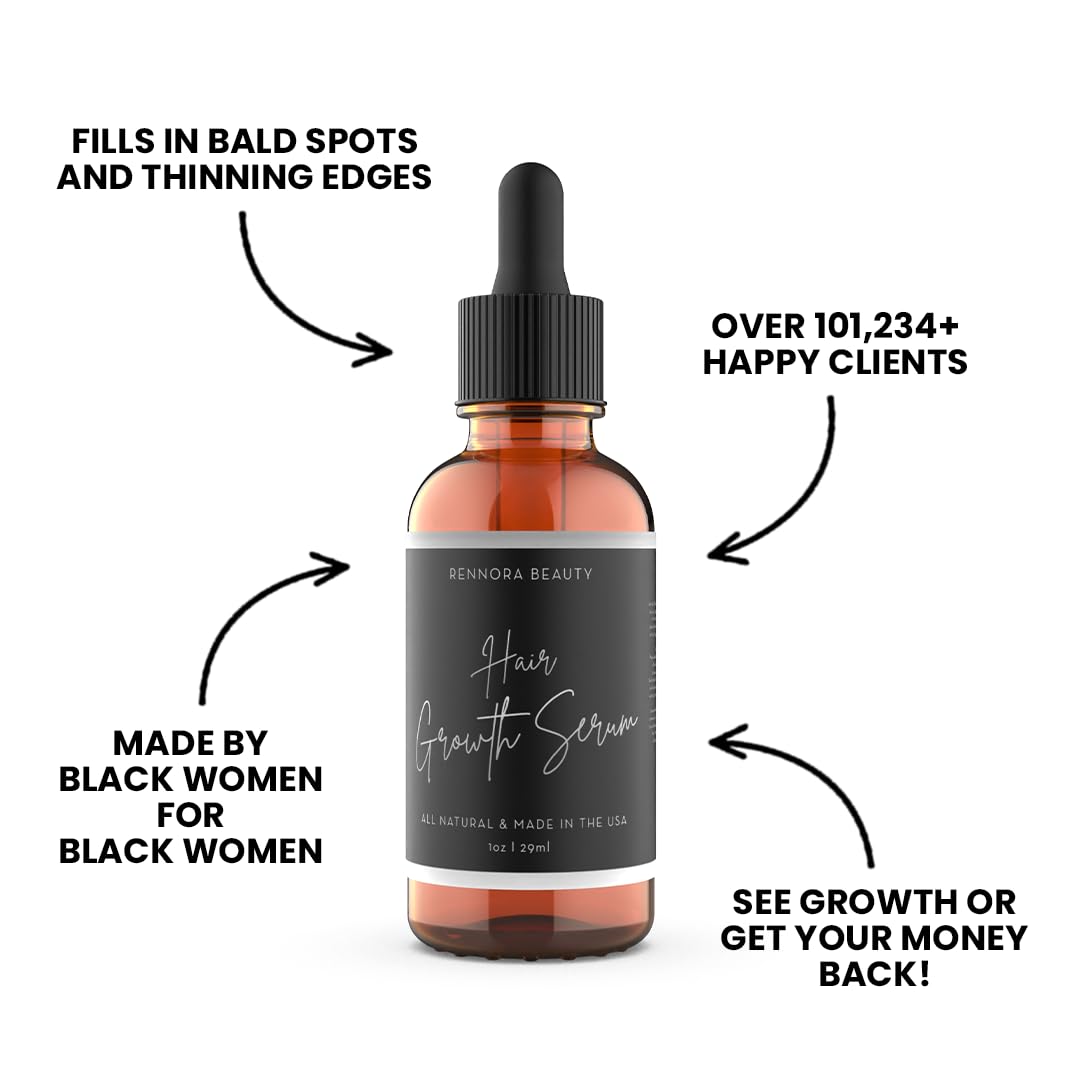 Rennora Beauty Sérum ingrédients naturels — mélange d'herbes et vitamines pour cheveux sains