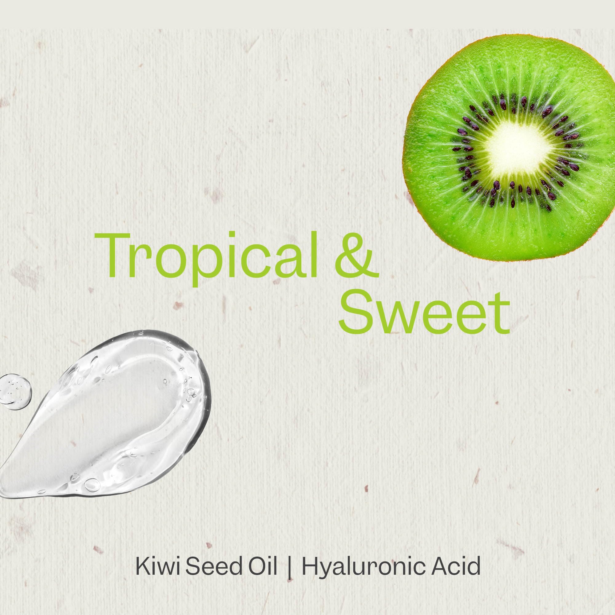 Mousse douce RENPURE au parfum kiwi idéale pour une routine douce.