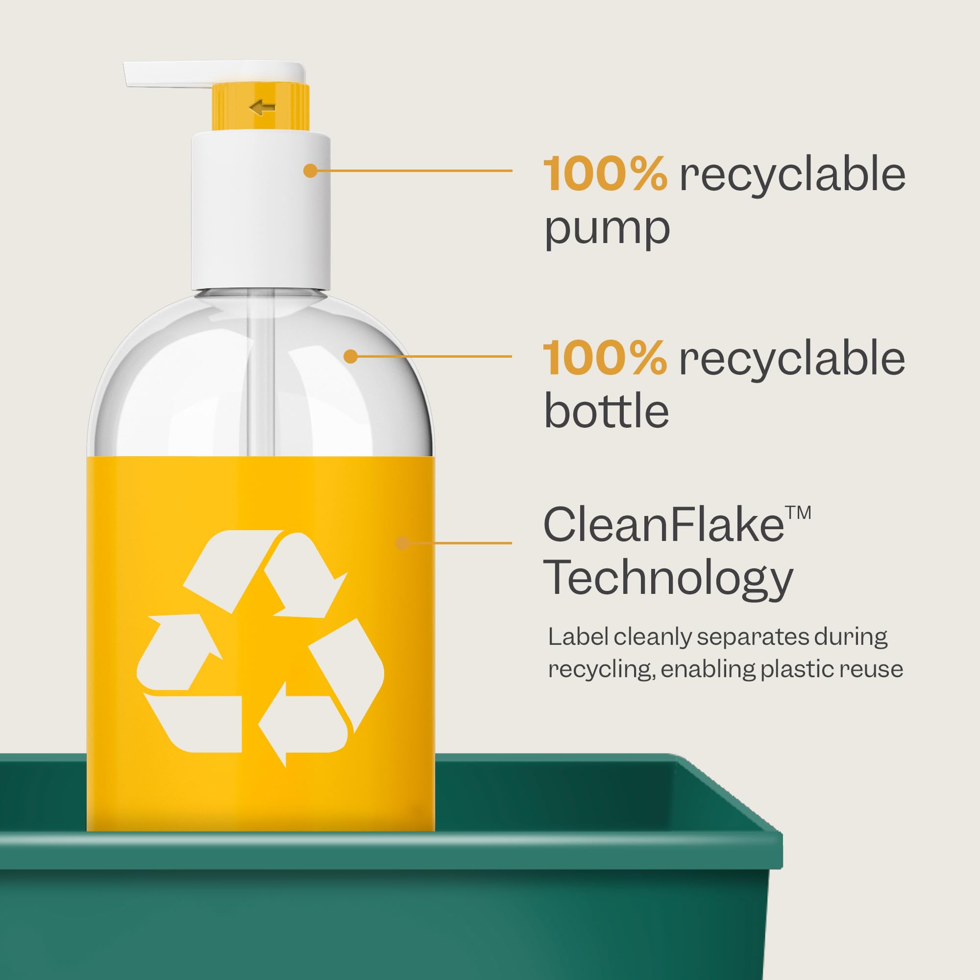 Renpure Shampoing Marula Aloe – emballage recyclable respectueux de l’environnement.