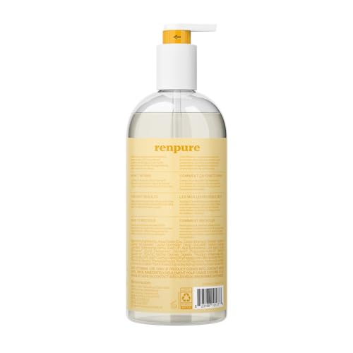 Renpure Shampoing Marula Aloe – mousse généreuse qui enveloppe les cheveux.