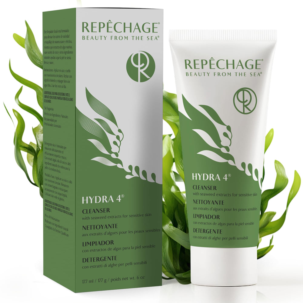 Repechage Hydra 4 Cleanser — bouteille visible nettoie en douceur et prépare la peau
