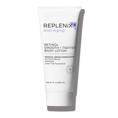 Soin Replenix avec bouteille rétinol lissage, pour une peau plus ferme.