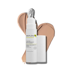 Crème contour des yeux teintée Replenix pour estomper les cernes et éclaircir le regard.