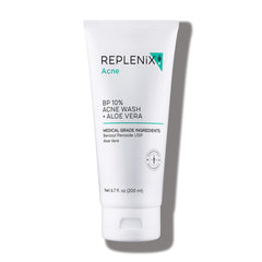 Replenix – bouteille du nettoyant acne 10% peroxyde de benzyle clarifiant les pores.