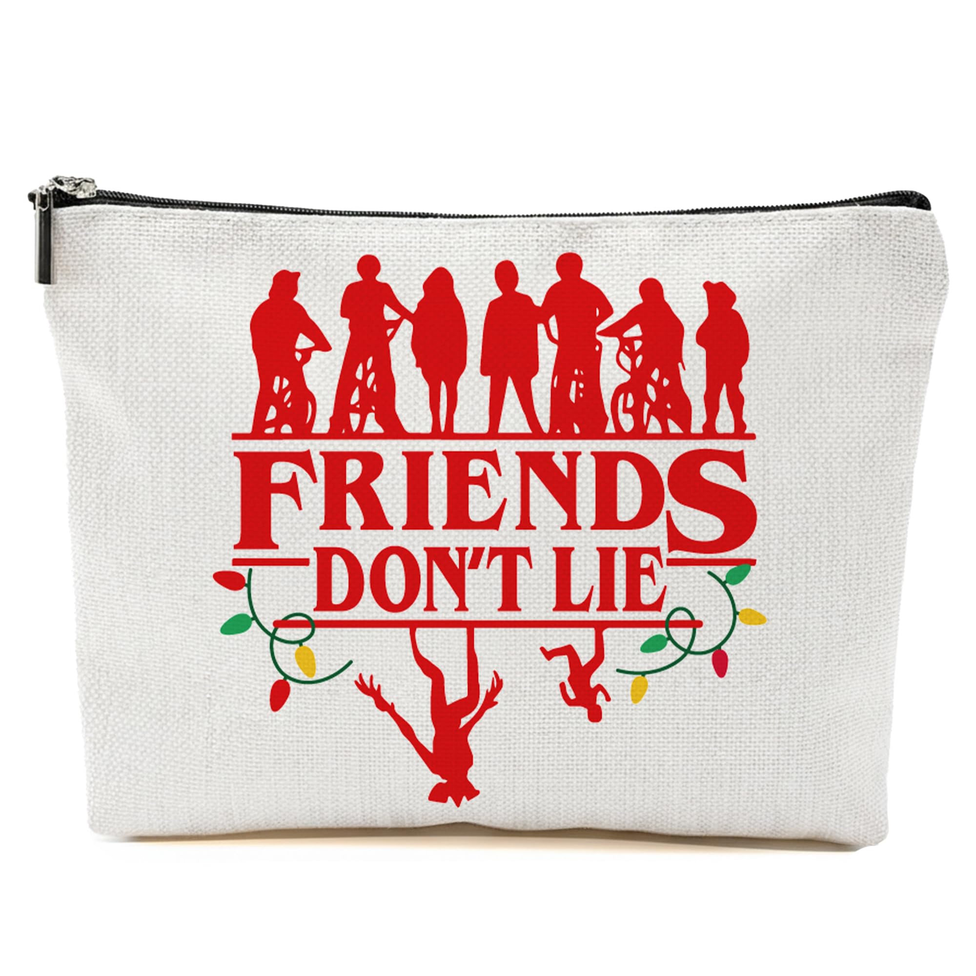 Repnalm Friends Makeup Bag – vue avant, élégante et facile à repérer en voyage.